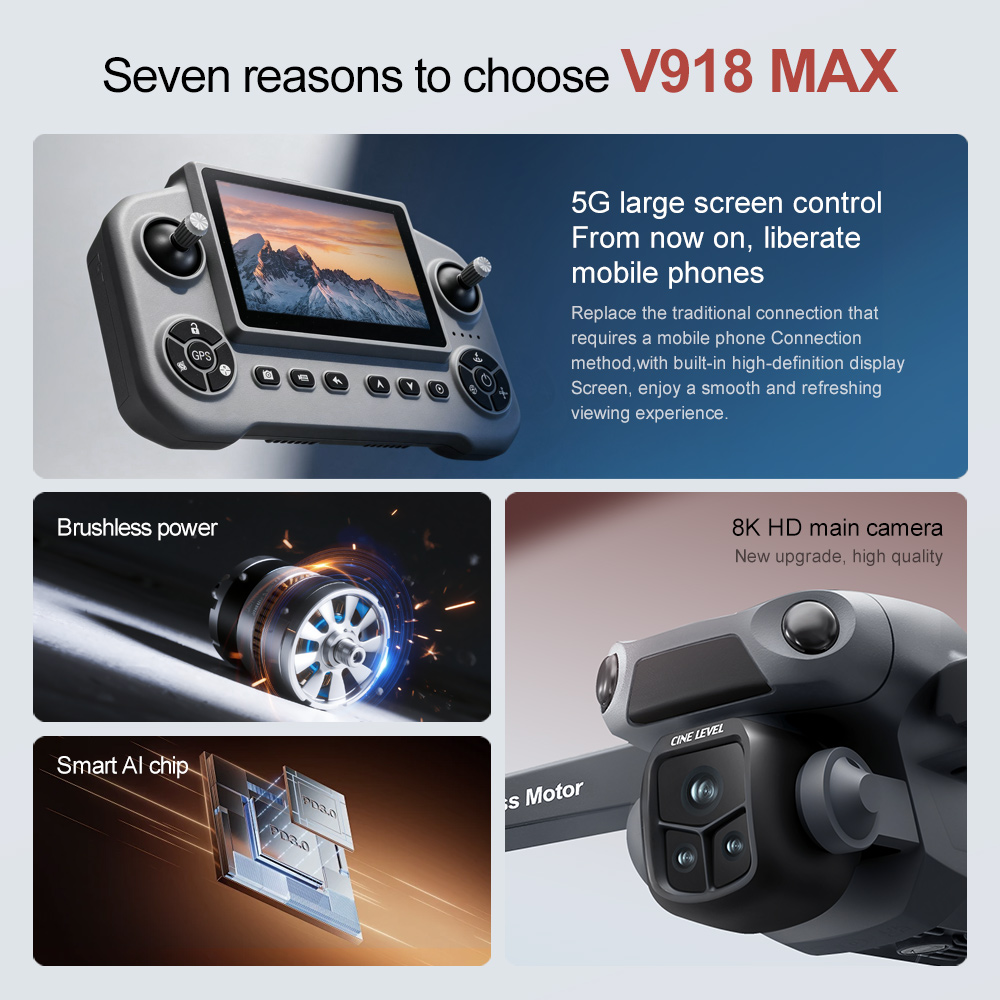 V918 Max Drone GPS Laser Obsta - Jjrc Drone X12 ulasan dan harga