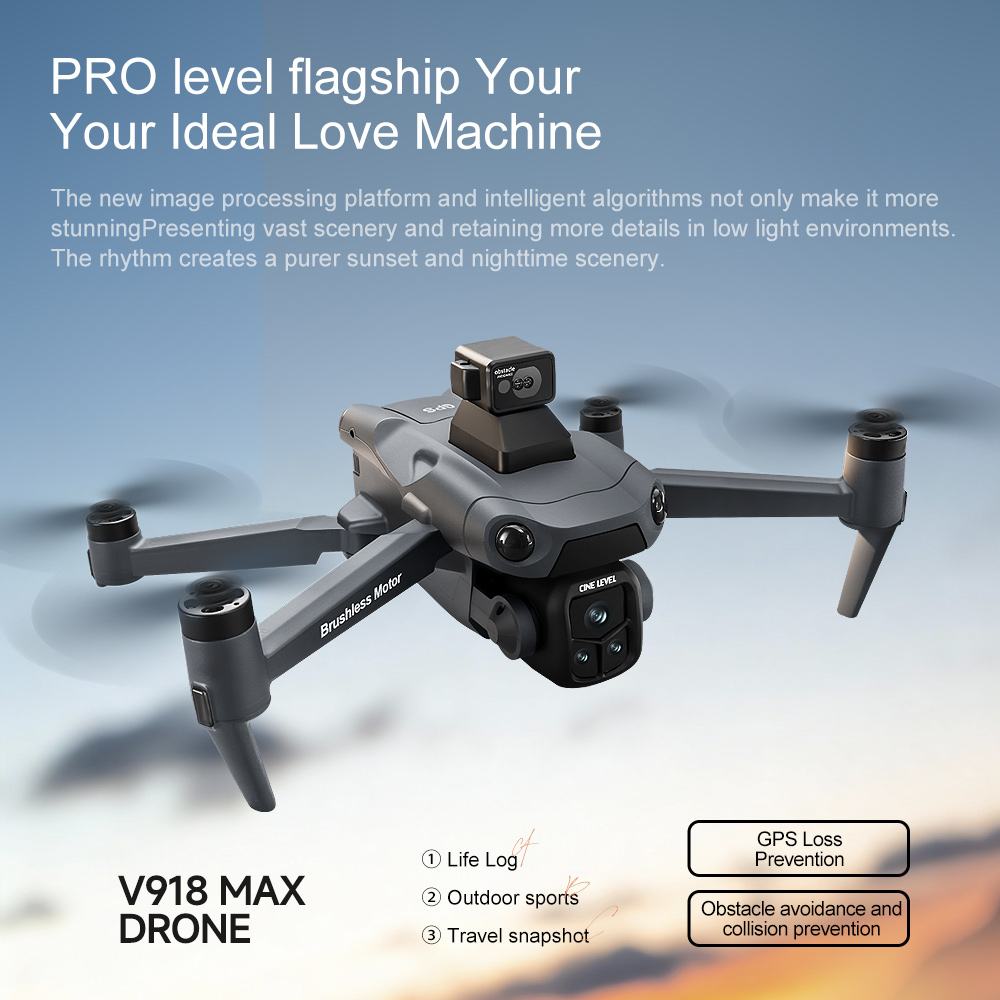V918 Max Drone GPS Laser Obsta - Jjrc Drone X12 ulasan dan harga