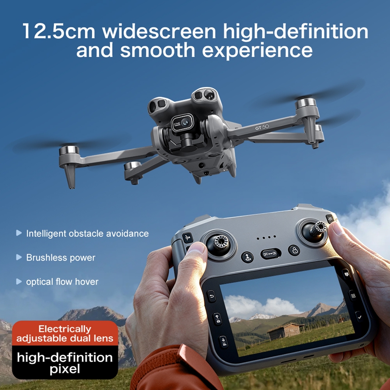 GT50 Mini Drone Dual Camera 8K - Jjrc Drone X12 ulasan dan harga